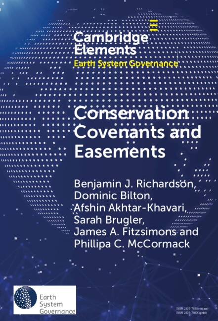 Conservation Covenants and Easements by Benjamin J. Richardson, Hardcover | Indigo Chapters