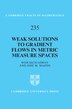Weak Solutions to Gradient Flows in Metric Measure Spaces by Wojciech Górny, Hardcover | Indigo Chapters
