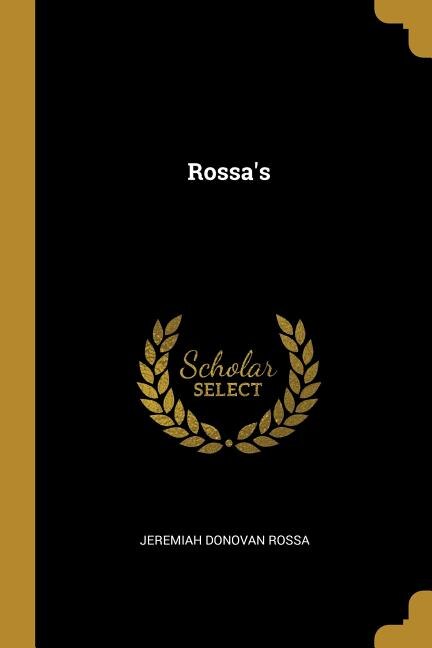 Rossa's, Paperback | Indigo Chapters