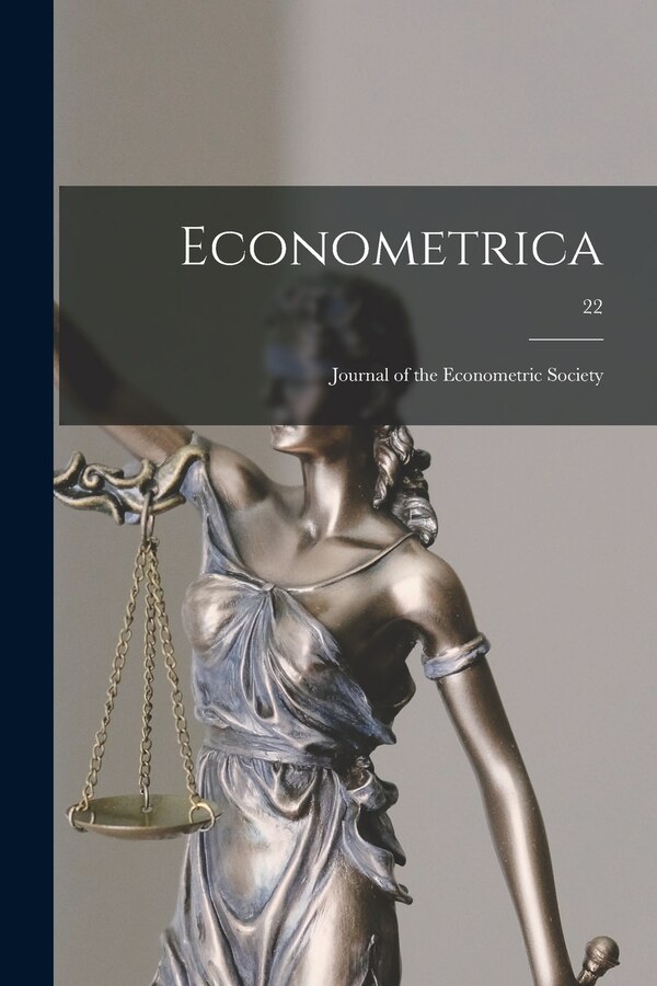 Econometrica by Anonymous, Paperback | Indigo Chapters