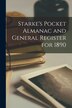 Starke's Pocket Almanac and General Register for 1890 [microform] by Anonymous Anonymous, Paperback | Indigo Chapters