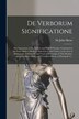 De Verborum Significatione by John Skene, Paperback | Indigo Chapters