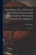 Journal of a Voyage Between China and the North-Western Coast of America [microform] by William 1778-1833 Shaler, Paperback | Indigo Chapters