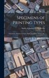 Specimens of Printing Types by Smiths & Jordan Co Mackellar, Hardcover | Indigo Chapters