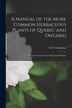 A Manual of the More Common Herbaceous Plants of Quebec and Ontario [microform] by D P (David Pearce) 1854 Penhallow, Paperback | Indigo Chapters