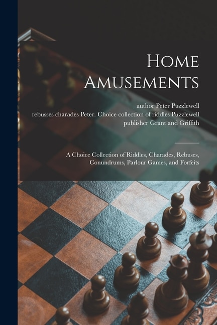 Home Amusements by Peter Author Puzzlewell, Paperback | Indigo Chapters