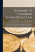 Summary of Canadian Commercial Law [microform] by W H (William Henry) B 1846 Anger, Paperback | Indigo Chapters
