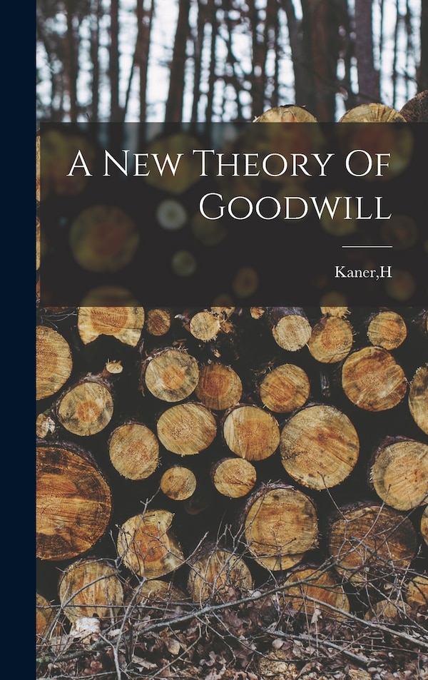 A New Theory Of Goodwill by H Kaner, Hardcover | Indigo Chapters