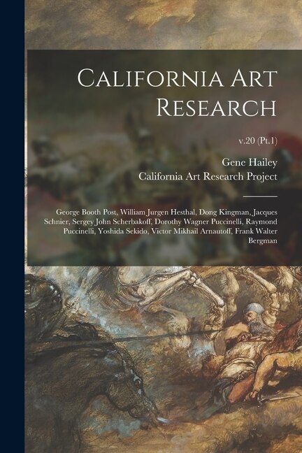 California Art Research by Gene Hailey, Paperback | Indigo Chapters