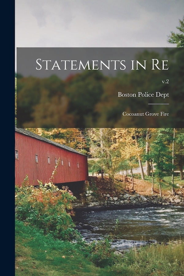 Statements in Re by Boston (Mass ) Police Dept, Paperback | Indigo Chapters