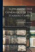 Supplement [to] Genealogy of the Starbird Family by I S Starbird Family Association, Paperback | Indigo Chapters