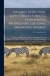 Ontario Beekeepers' Supply Brantford E.L. Goold & Co. Proprietors G.B. Jones Managing Apiarist [microform] by E L Goold & Co, Paperback