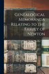 Genealogical Memoranda Relating to the Family of Newton by Anonymous Anonymous, Paperback | Indigo Chapters