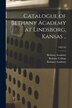 Catalogue of Bethany Academy at Lindsborg Kansas ; 1902/03 by Kan ) Bethany Academy (Lindsborg, Paperback | Indigo Chapters