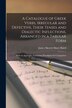 A Catalogue of Greek Verbs Irregular and Defective Their Tenses and Dialectic Inflections Arranged in a Tabular Form by James Skerret Shore Baird