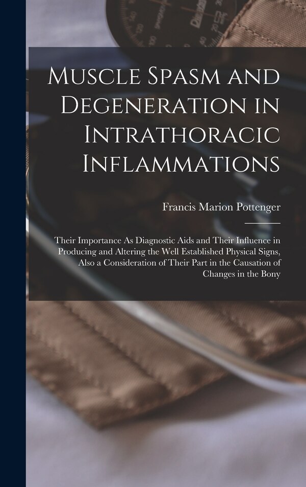 Muscle Spasm and Degeneration in Intrathoracic Inflammations by Francis Marion Pottenger, Hardcover | Indigo Chapters