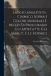 Saggio Analitico-Chimico Sopra I Colori Minerali E Mezzi Di Procurarsi Gli Artefatti Gli Smalti E Le Vernici by Lorenzo Marcucci, Paperback