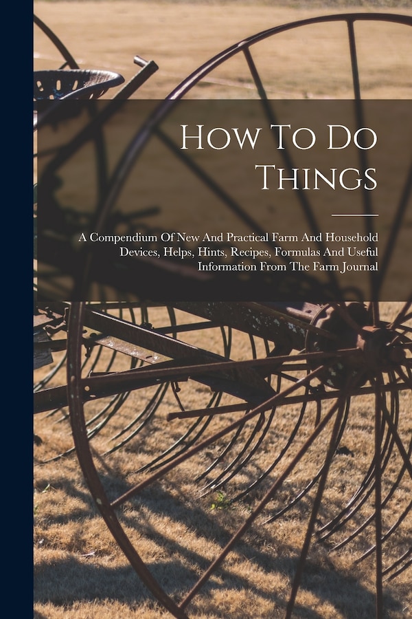 How To Do Things by Anonymous, Paperback | Indigo Chapters