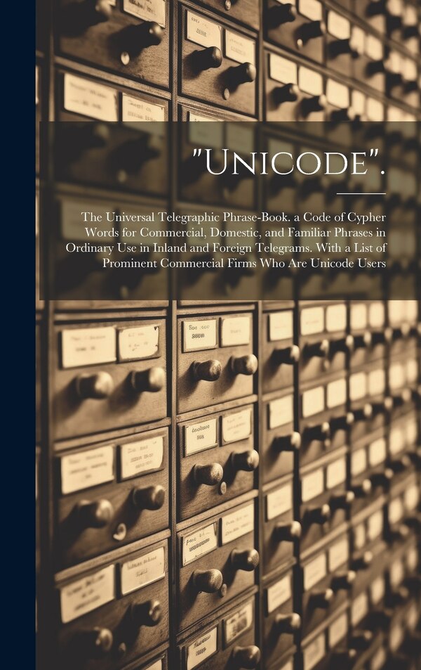 Unicode by Anonymous, Hardcover | Indigo Chapters