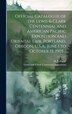 Official Catalogue of the Lewis & CLark Centennial and American Pacific Exposition and Oriental Fair Portland Oregon U.S.A. June 1 to