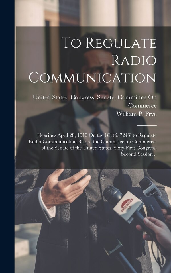 To Regulate Radio Communication by William P 1831-1911 Frye, Hardcover | Indigo Chapters
