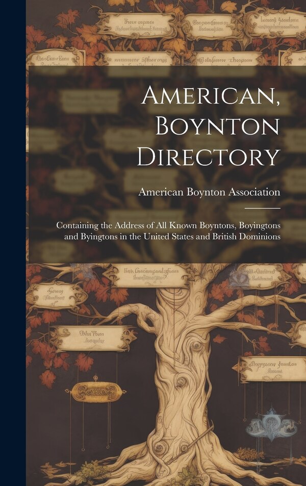 American Boynton Directory by American Boynton Association, Hardcover | Indigo Chapters