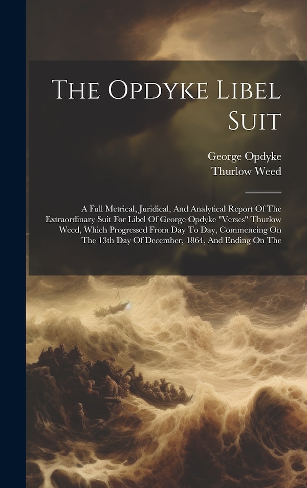 The Opdyke Libel Suit by Thurlow Weed, Hardcover | Indigo Chapters