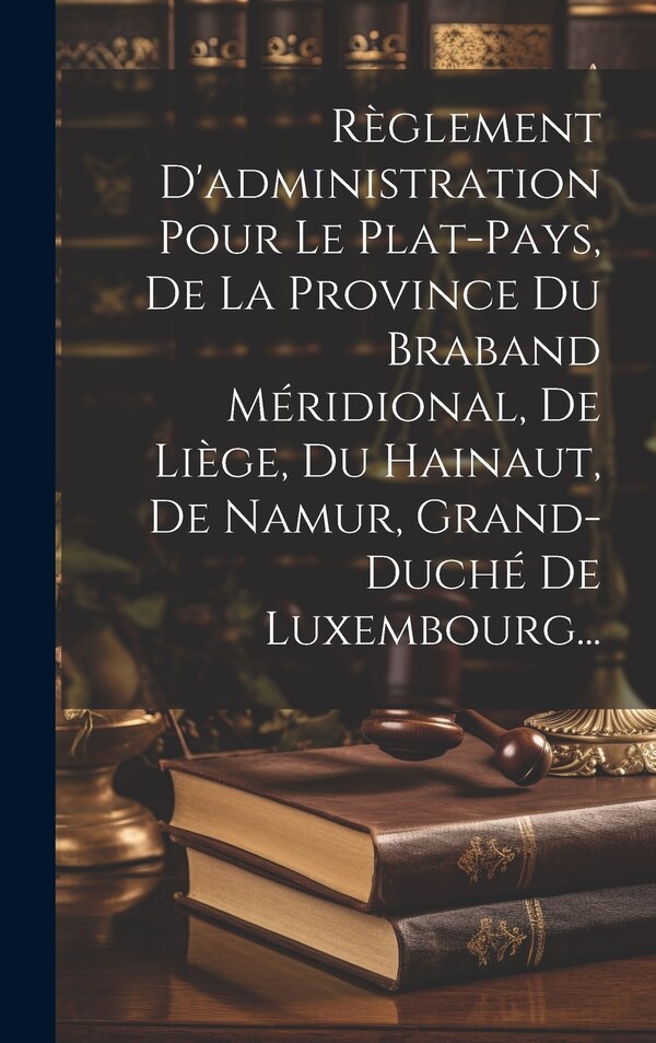 Règlement D'administration Pour Le Plat-pays De La Province Du Braband Méridional De Liège Du Hainaut De Namur Grand-duché De by Anonymous
