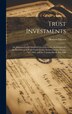 Trust Investments by Herbert Ellissen, Hardcover | Indigo Chapters