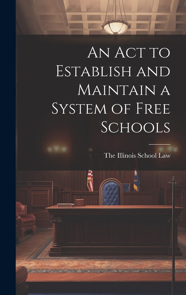 An Act to Establish and Maintain a System of Free Schools by The Illinois School Law, Hardcover | Indigo Chapters