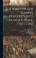 The Songs of Sidi Hammo Rendered Into English for the First Time, Hardcover | Indigo Chapters