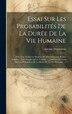 Essai Sur Les Probabilités De La Durée De La Vie Humaine by Antoine Deparcieux, Hardcover | Indigo Chapters