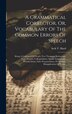 A Grammatical Corrector Or Vocabulary Of The Common Errors Of Speech by Seth T Hurd, Hardcover | Indigo Chapters