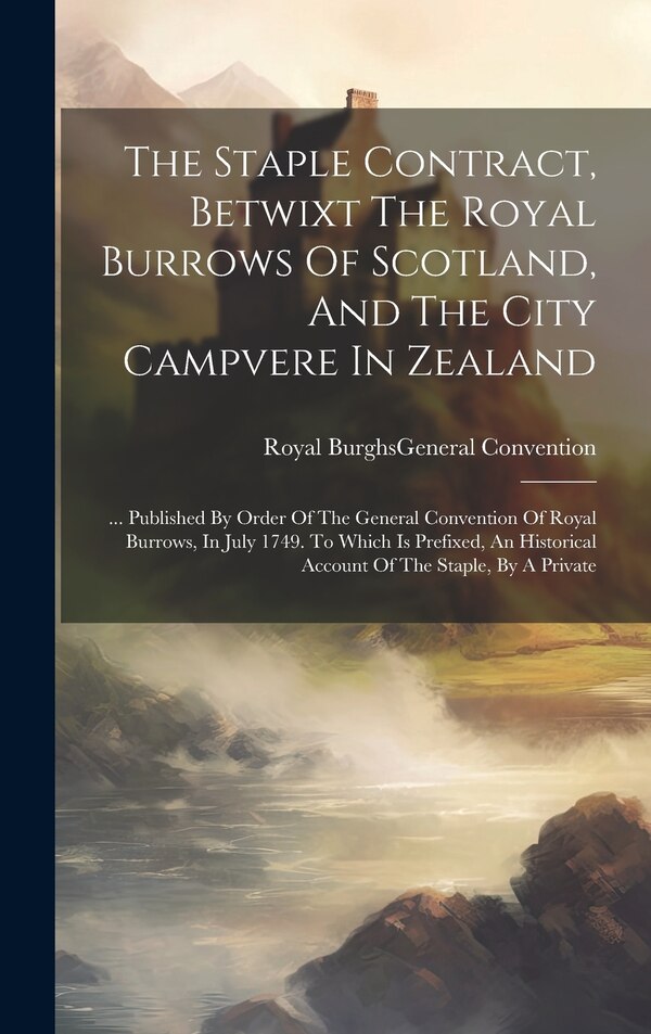 The Staple Contract Betwixt The Royal Burrows Of Scotland And The City Campvere In Zealand by Royal Burghs (Great Britain) General, Hardcover