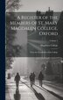A Register of the Members of St. Mary Magdalen College Oxford by Magdalen College (university Of Oxford), Hardcover | Indigo Chapters