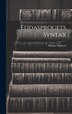 Eddasprogets Syntax by Marius Nygaard, Hardcover | Indigo Chapters