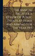 The Annual Register A Review Of Public Events At Home And Abroad For The Year 1915 by Anonymous, Hardcover | Indigo Chapters
