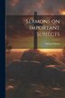 Sermons on Important Subjects by Samuel Davies, Paperback | Indigo Chapters