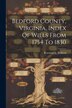 Bedford County Virginia Index Of Wills From 1754 To 1830 by Rowland D Budford, Paperback | Indigo Chapters