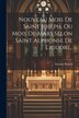 Nouveau Mois De Saint Joseph Ou Mois De Mars Selon Saint Alphonse De Liguori. by Antoine Ricard, Paperback | Indigo Chapters