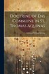 Doctrine of ens Commune in St. Thomas Aquinas by Edmund William Morton, Paperback | Indigo Chapters