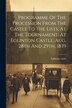 Programme Of The Procession From The Castle To The Lists At The Tournament At Eglinton Castle Aug. 28th And 29th 1839, Paperback | Indigo Chapters