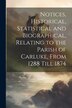 Notices Historical Statistical and Biographical Relating to the Parish of Carluke From 1288 Till 1874 by Anonymous, Paperback | Indigo Chapters