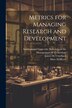 Metrics for Managing Research and Development by Marc H Meyer, Paperback | Indigo Chapters