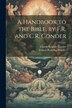 A Handbook to the Bible by F.R. and C.R. Conder by Claude Reignier Conder, Paperback | Indigo Chapters