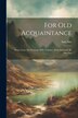 For Old Acquaintance by Sara Sax, Paperback | Indigo Chapters