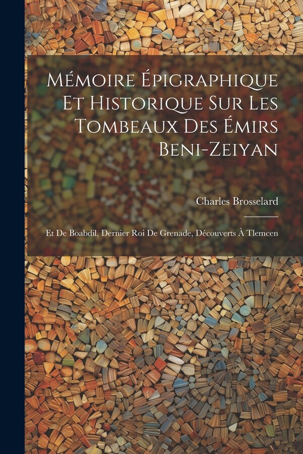 Mémoire Épigraphique Et Historique Sur Les Tombeaux Des Émirs Beni-Zeiyan by Charles Brosselard, Paperback | Indigo Chapters