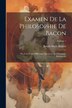 Examen De La Philosophie De Bacon by Joseph Marie Maistre, Paperback | Indigo Chapters