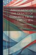 Abridgment of the Debates of Congress From 1789 to 1856 by United States Congress