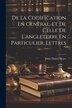 De La Codification En Général Et De Celle De L'angleterre En Particulier Lettres by Jonas Daniel Meyer, Paperback | Indigo Chapters